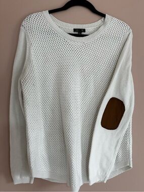 Pullover Sweater W/ padded elbows